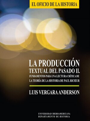 cover image of La producción textual del pasado II